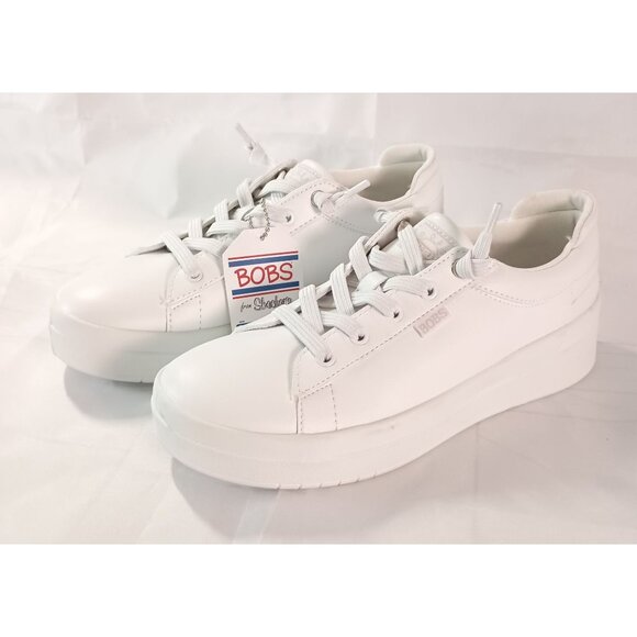 Skechers D’vine Sky-Main Step Sneakers Women’s 10 White Memory Foam Comfort - Picture 1 of 8